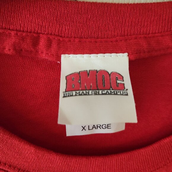 University Of Georgia Red Graphic T-Shirt BMOC X-Large 100% Cotton Mens College - Picture 3 of 6